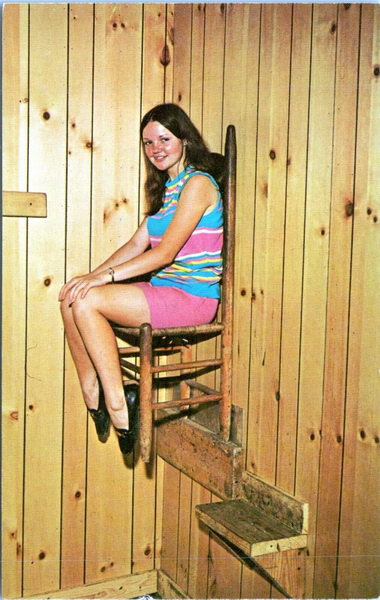 Mystery Hill - Old Post Card (newer photo)